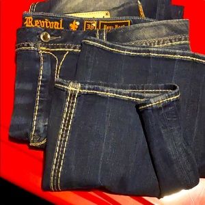 1 pair of rock revival jeans 36” waist